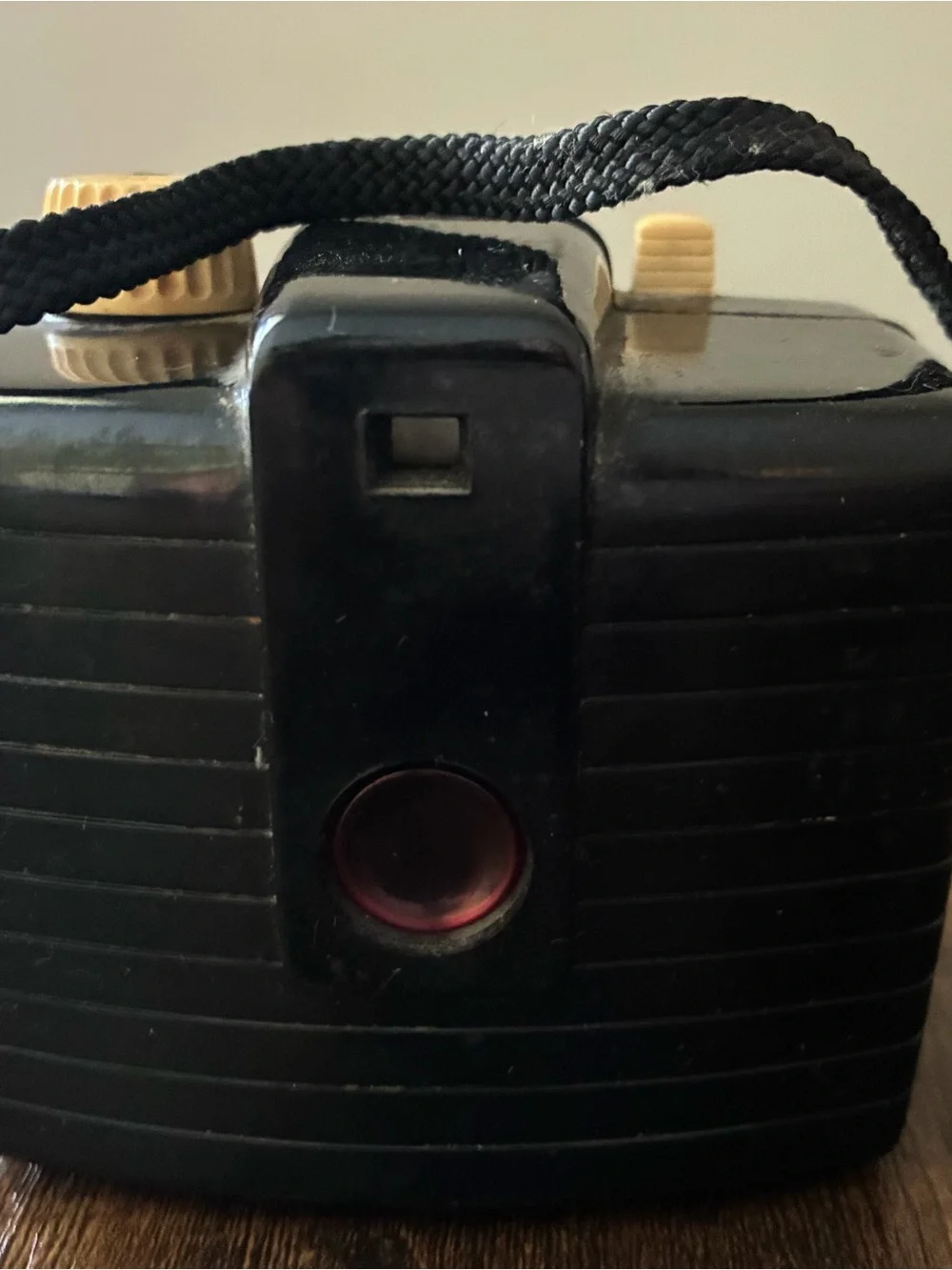 Kodak Vintage Brownie Bullet Camera in Black and Cream Accents